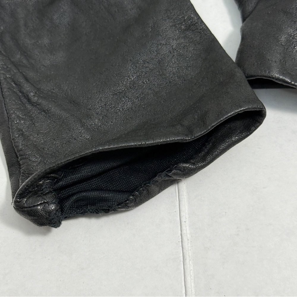 Genuine Leather Fourchette Gloves WPL 12931 Vintage - Picture 12 of 12